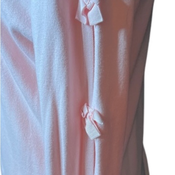 Lilly Pulitzer Women's Paradise Pink Long Sleeve Bow Sweater Size Large - Picture 2 of 4